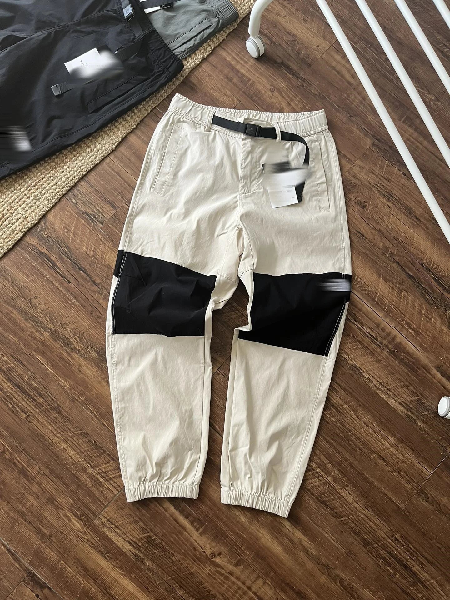 Stretch Embroidered Casual Pants photo 4