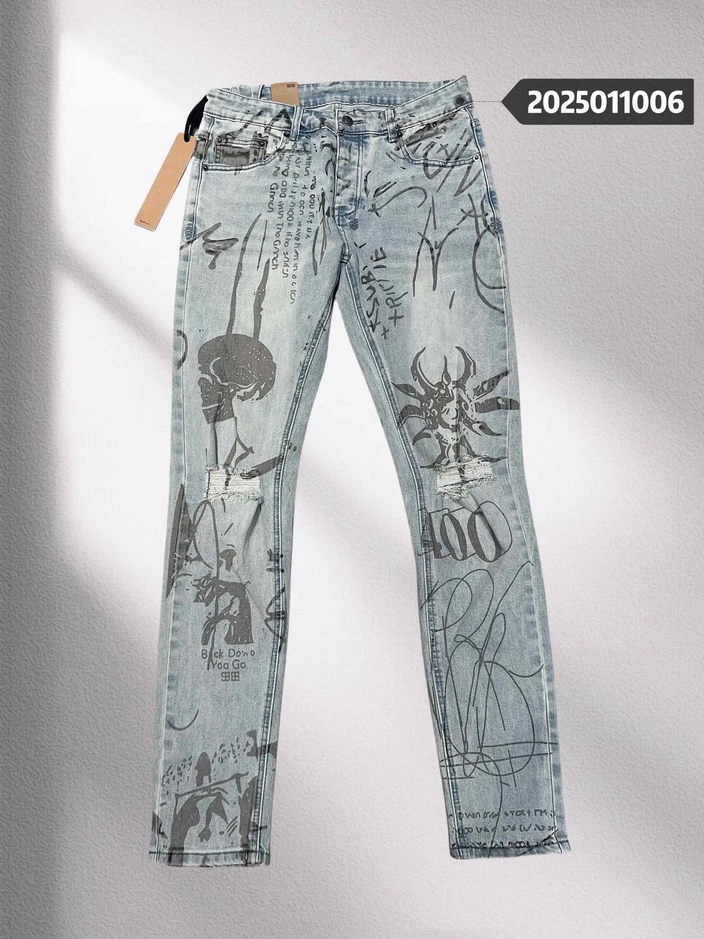Slim Fit Denim Pants photo 3