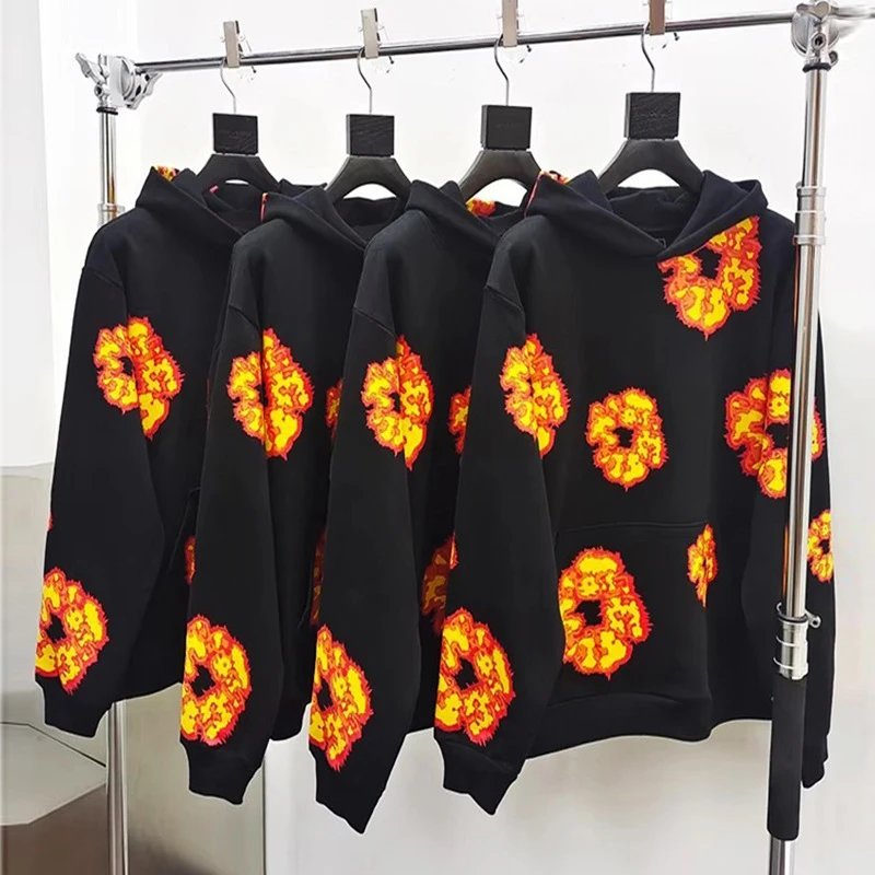 450G Cotton Embroidered Hoodie photo 2