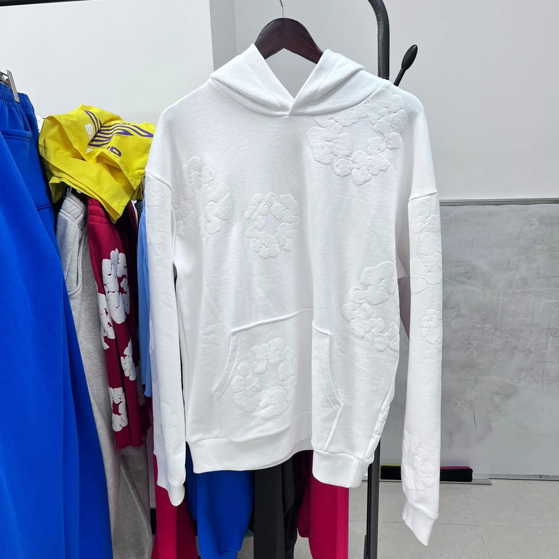 450G Cotton Embroidered Hoodie photo 5