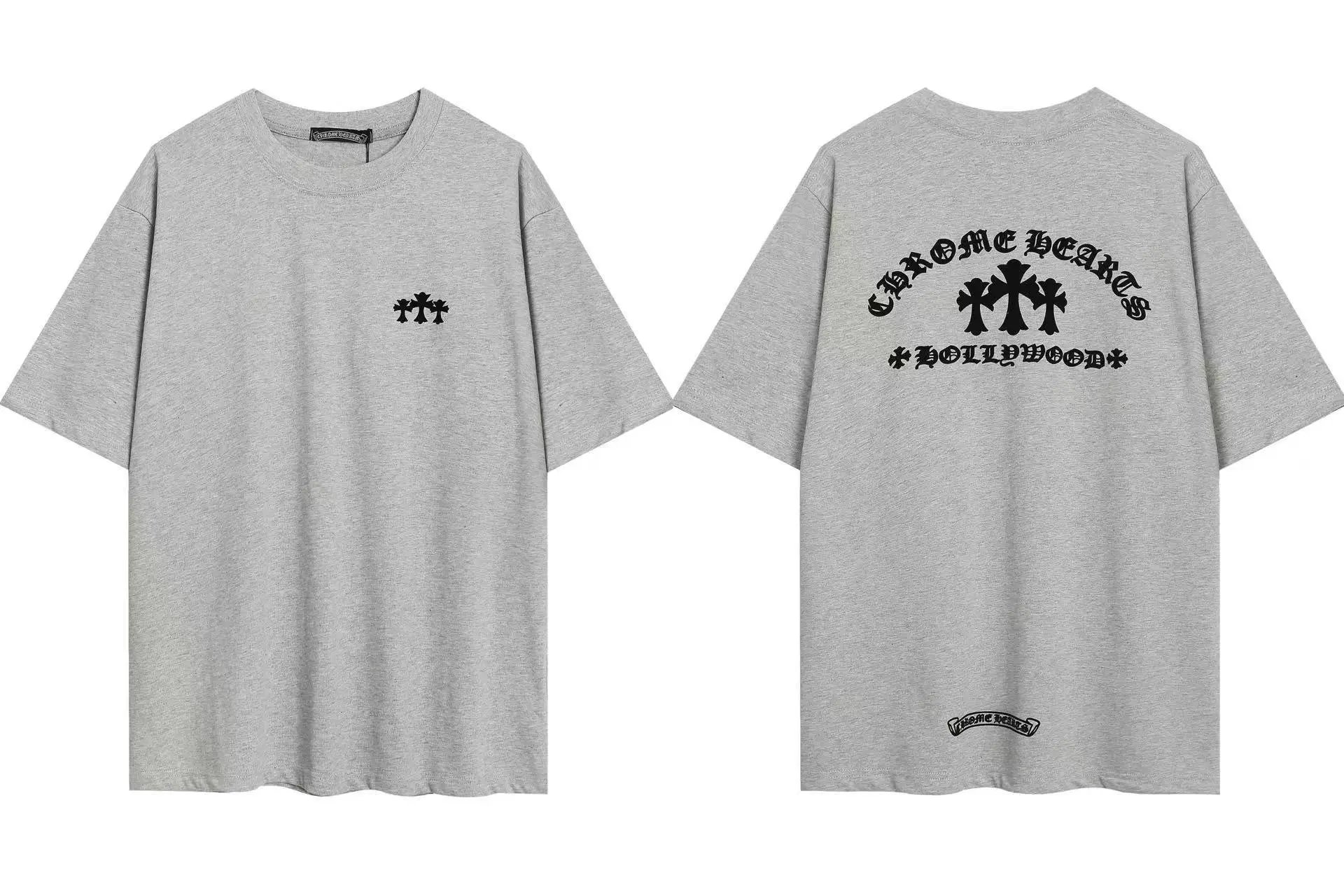 Sanskrit Metal Embroidery Crew Neck T-Shirt photo 5
