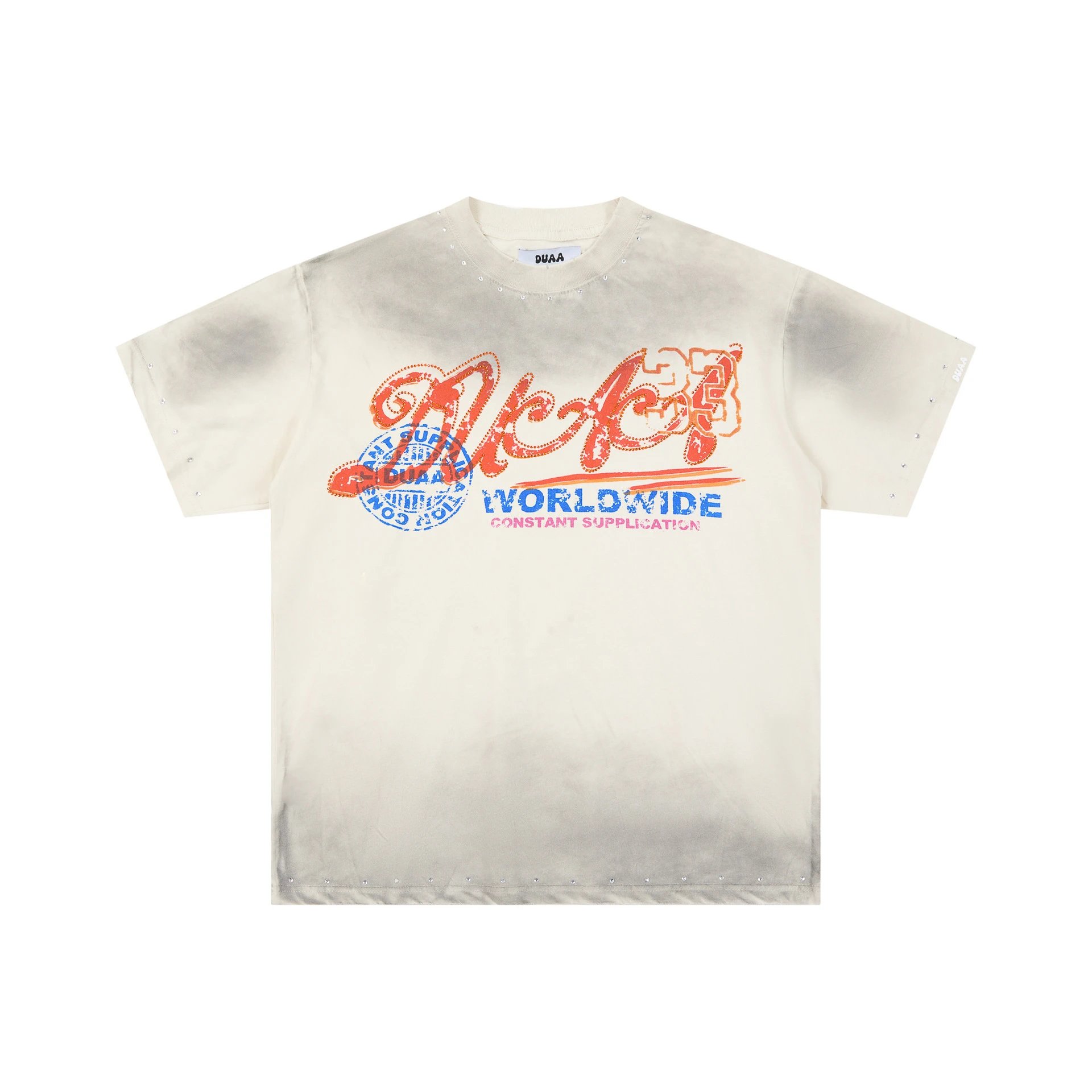 Vintage Distressed Rhinestone T-Shirt photo 5