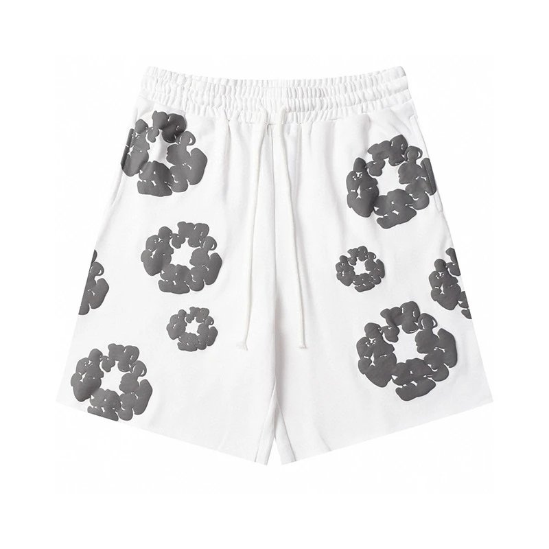 Cotton Foam Print Athletic Shorts photo 3