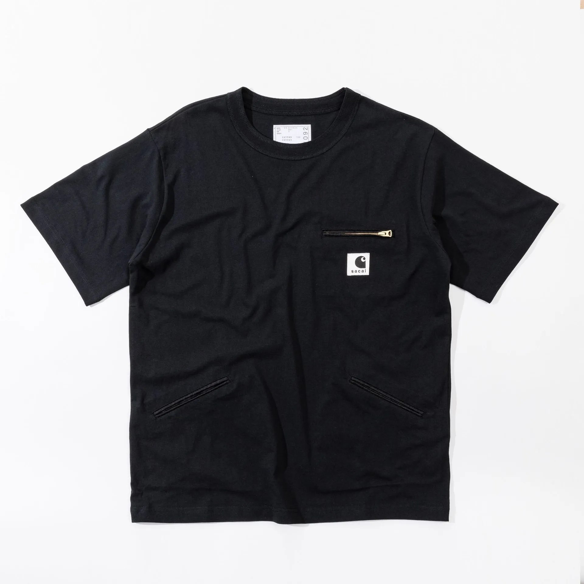 Multi-Pocket Crew Neck Short Sleeve T-Shirt photo 2