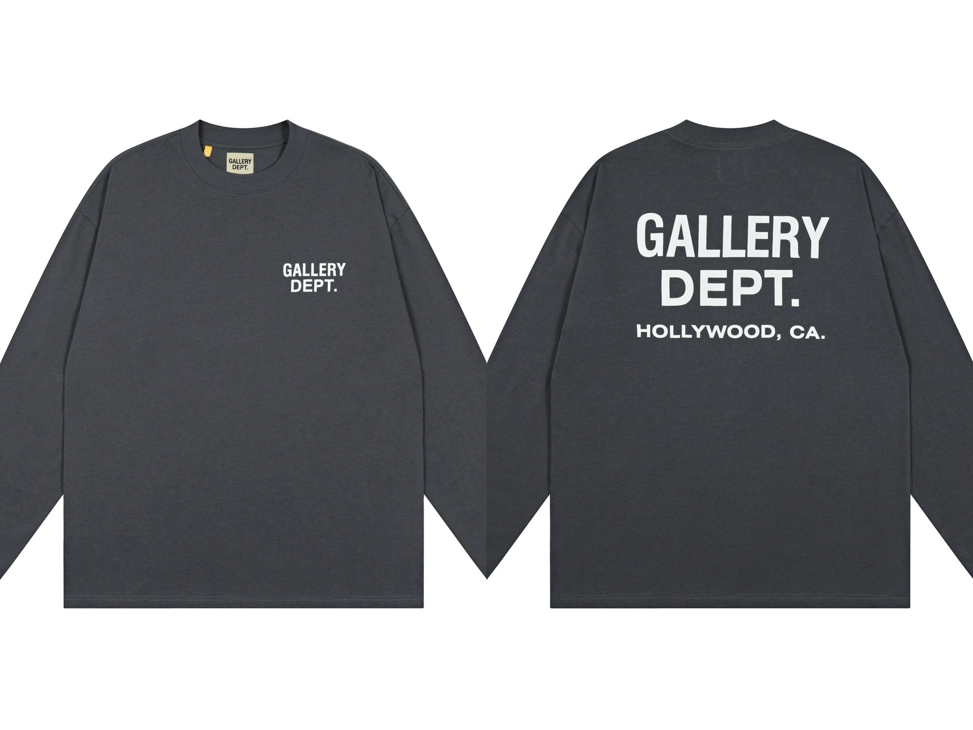Graffiti Print Waffle Long Sleeve T-Shirt photo 6