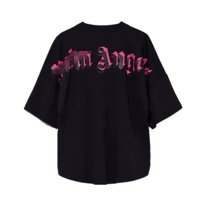 Letter Overlay Crew Neck T-Shirt photo 7