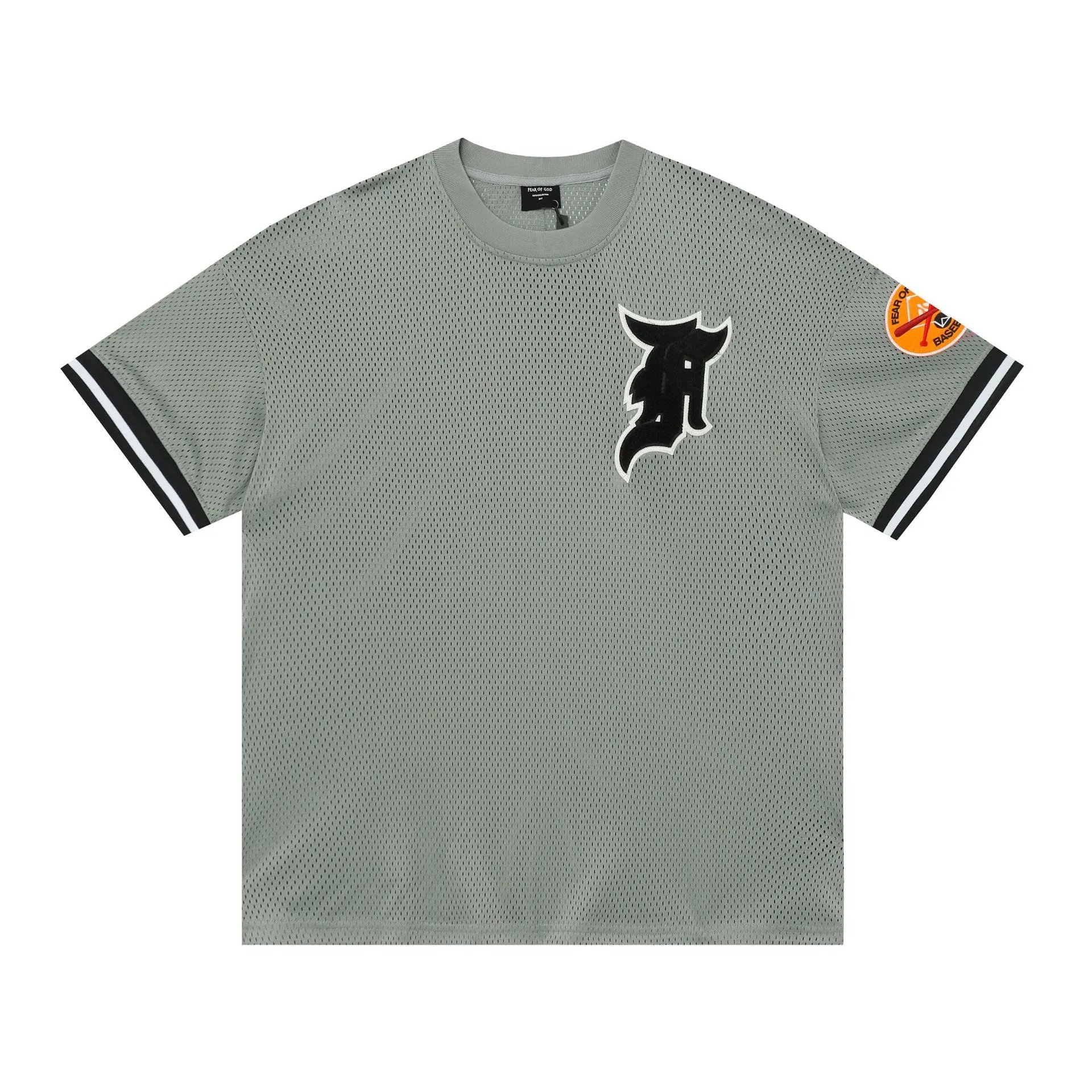 Breathable Mesh Hip Hop T-Shirt and Basketball Shorts Set photo 3