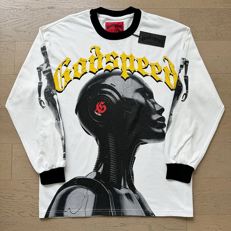 Design Hollywood x Peribas Unum Long Sleeve Graphic Tee Black - 16