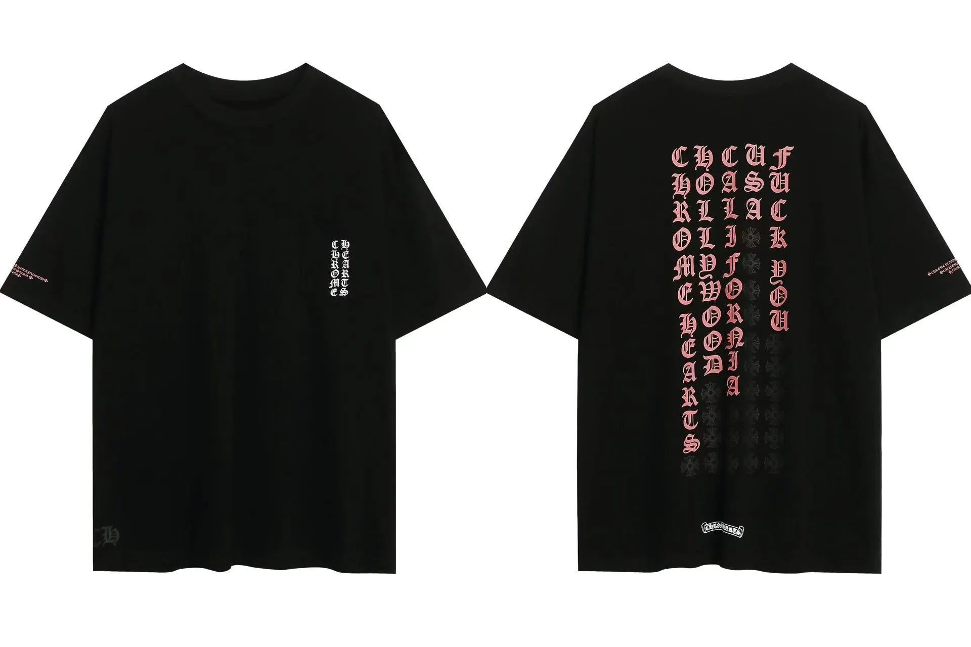 Sanskrit Metal Embroidery Crew Neck T-Shirt photo 7
