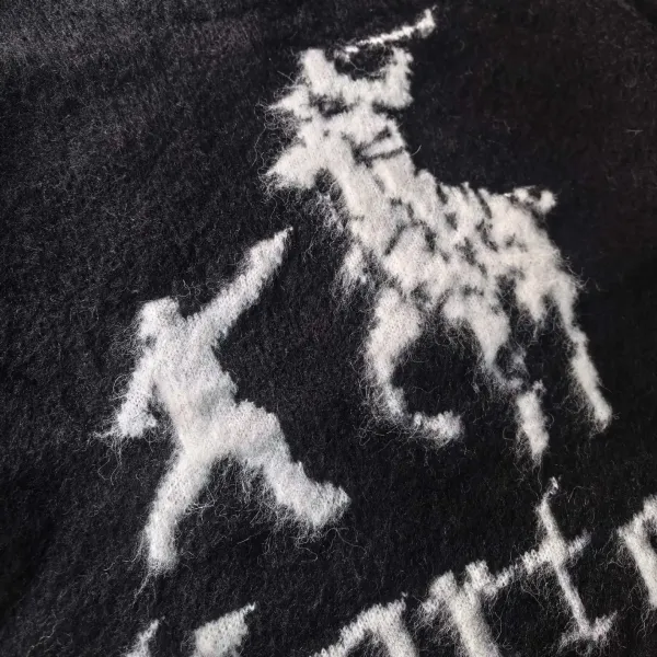Corfeiz x Ralph Lauren Polo Rider Knit Sweater Black - 6