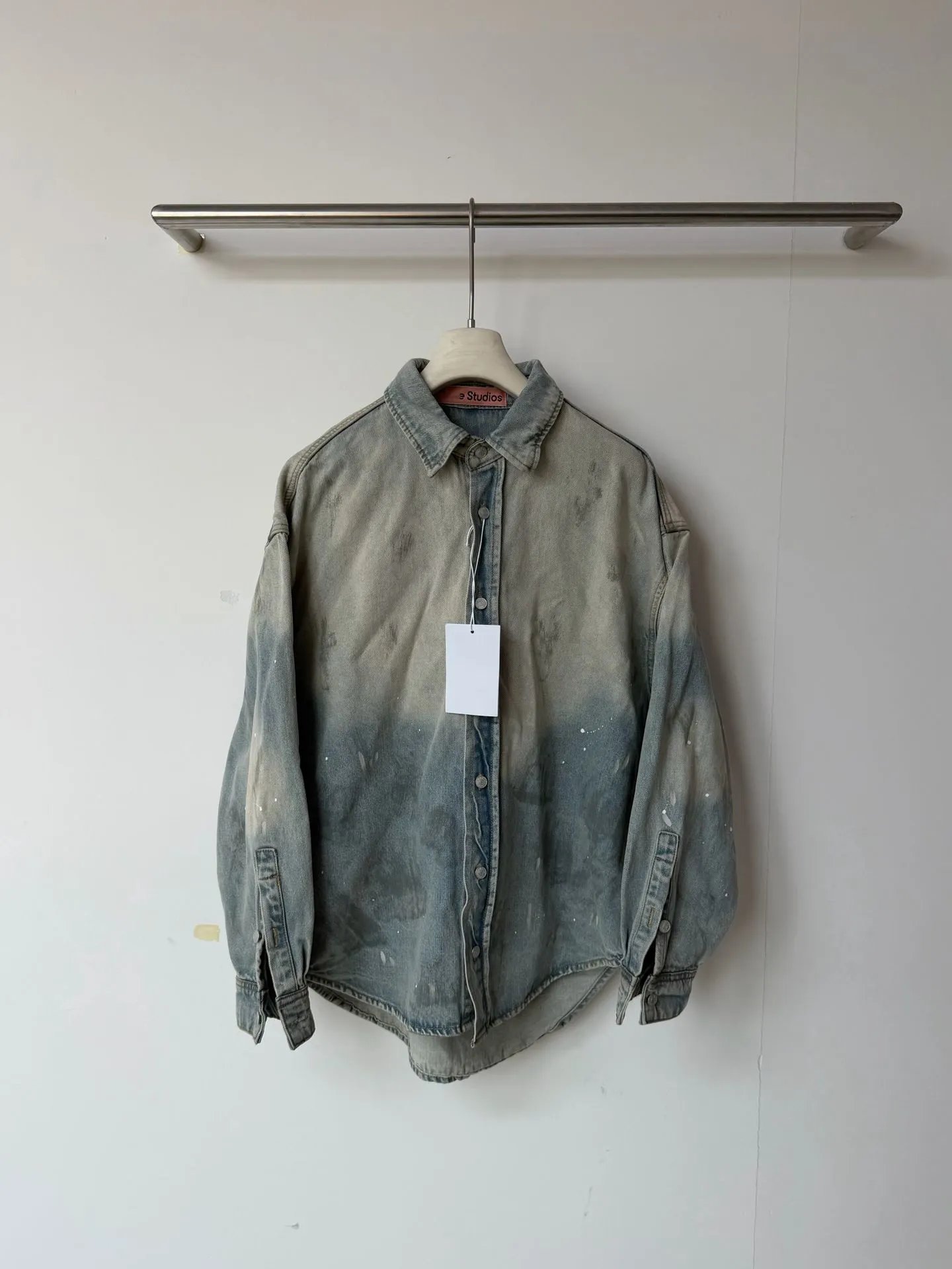 Splatter Denim Shirt photo 3