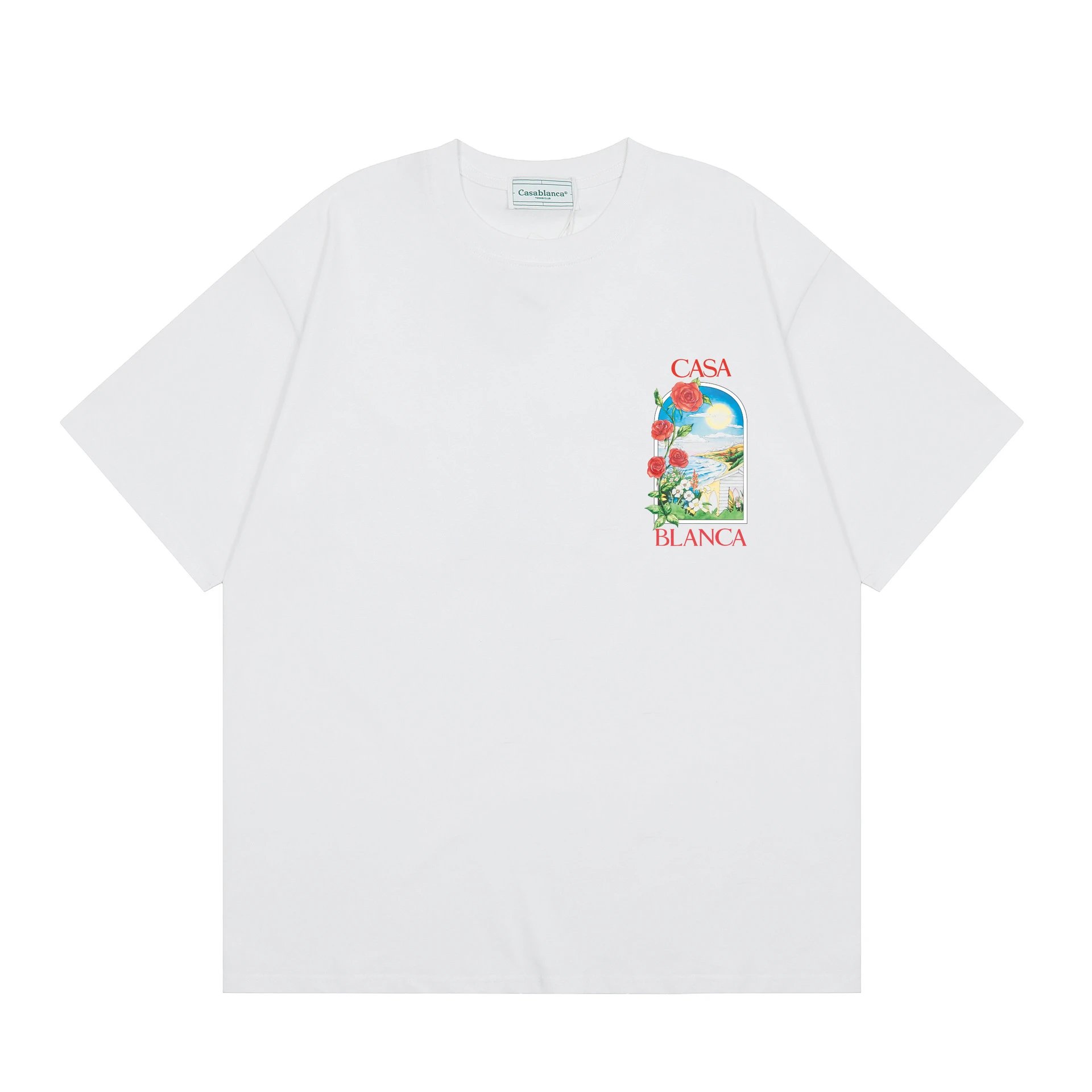 Graffiti Print Cotton T-Shirt photo 2