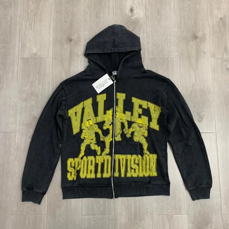 VL Embroidered Hoodie Cardigan photo 2