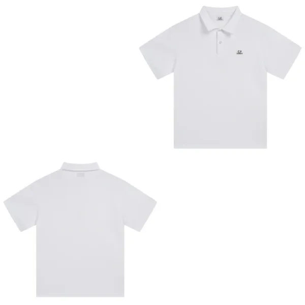 CP Company White Classic Polo Shirt - 1