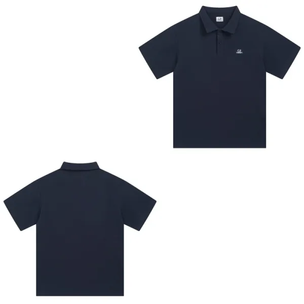 CP Company Classic Navy Polo Shirt - 1