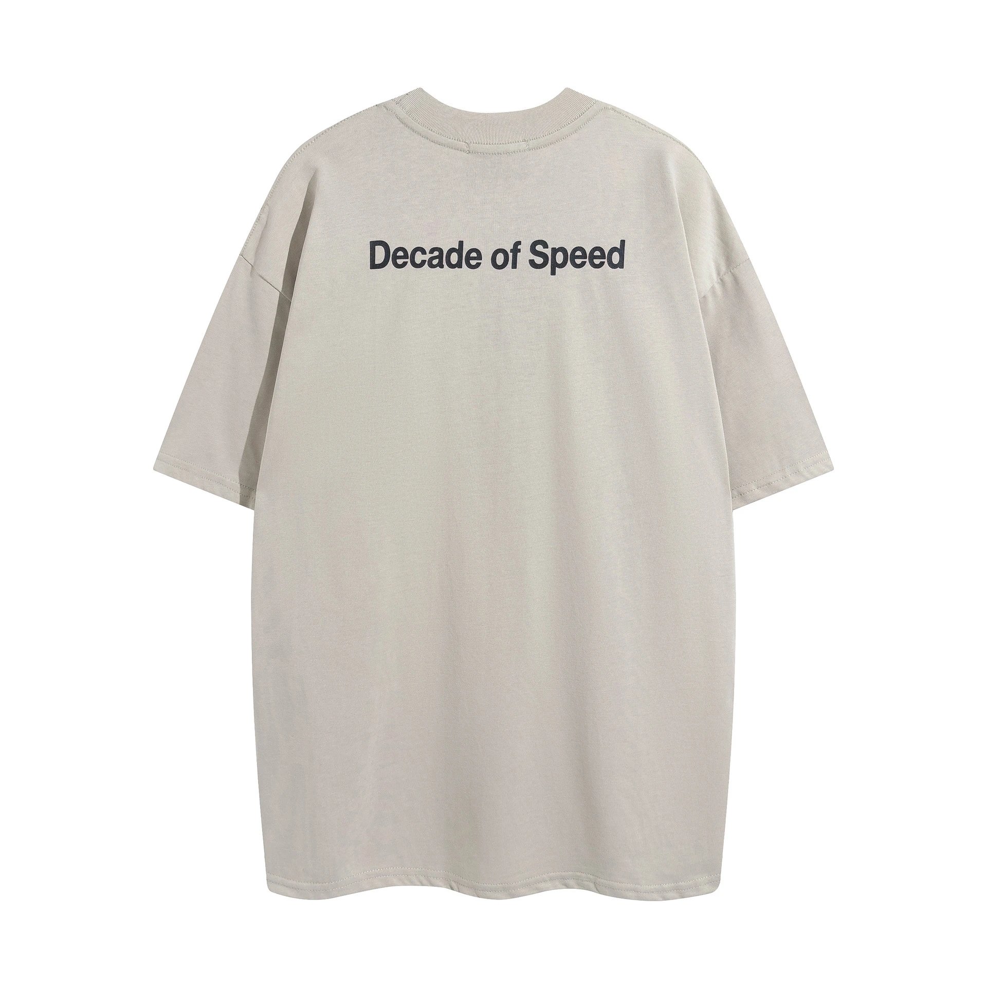 English Retro Letter Print T-Shirt photo 7
