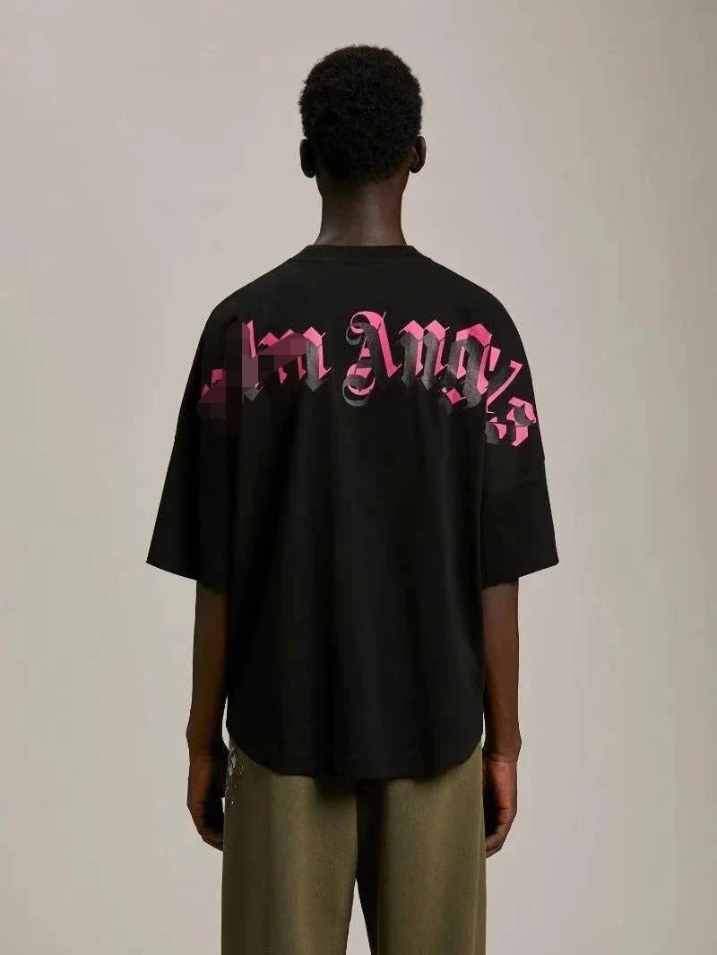 Letter Overlay Crew Neck T-Shirt photo 8