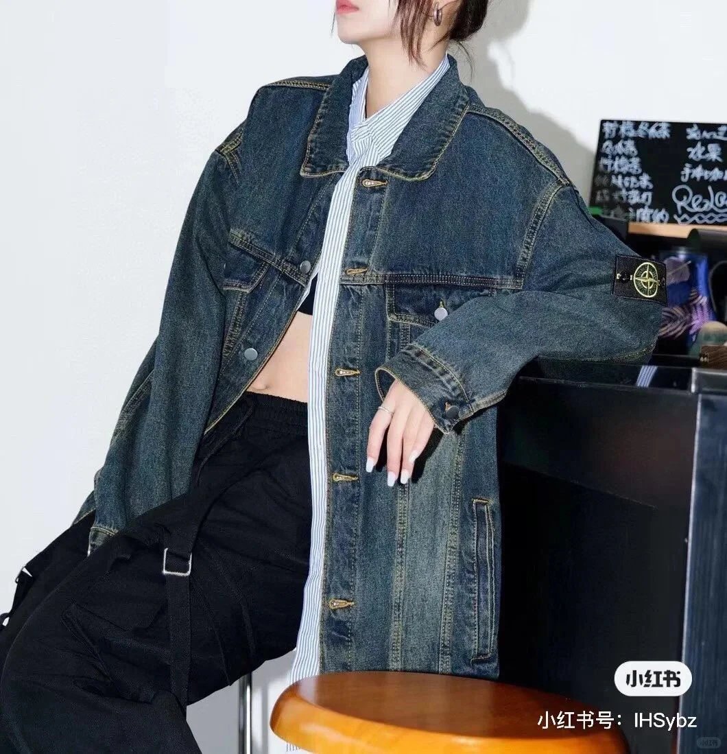 Vintage Washed Denim Jacket photo 4