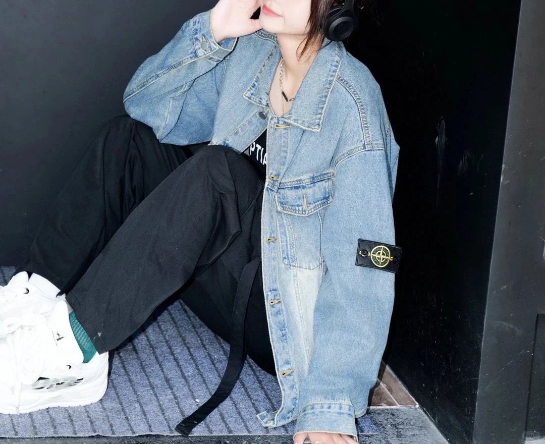 Vintage Washed Denim Jacket photo 6