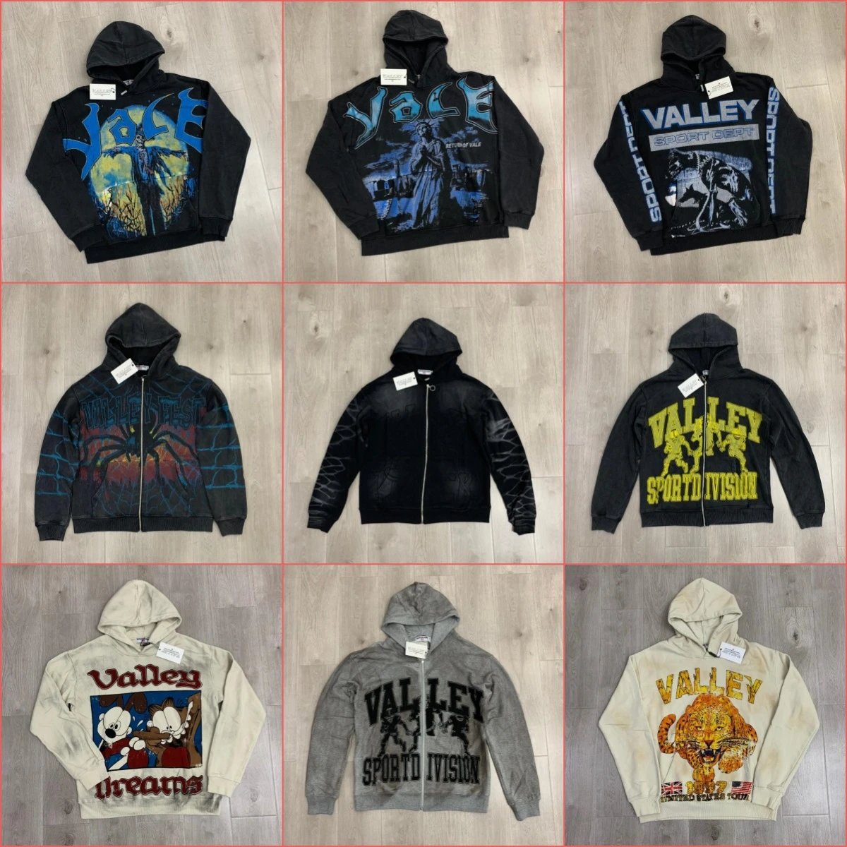 VL Embroidered Hoodie Cardigan