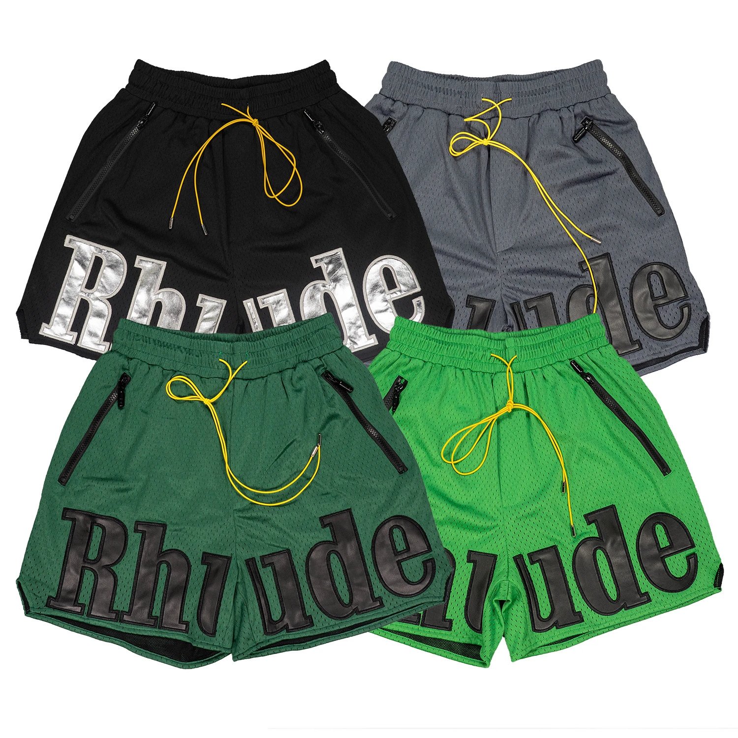 Letter Mesh Casual Shorts photo 7