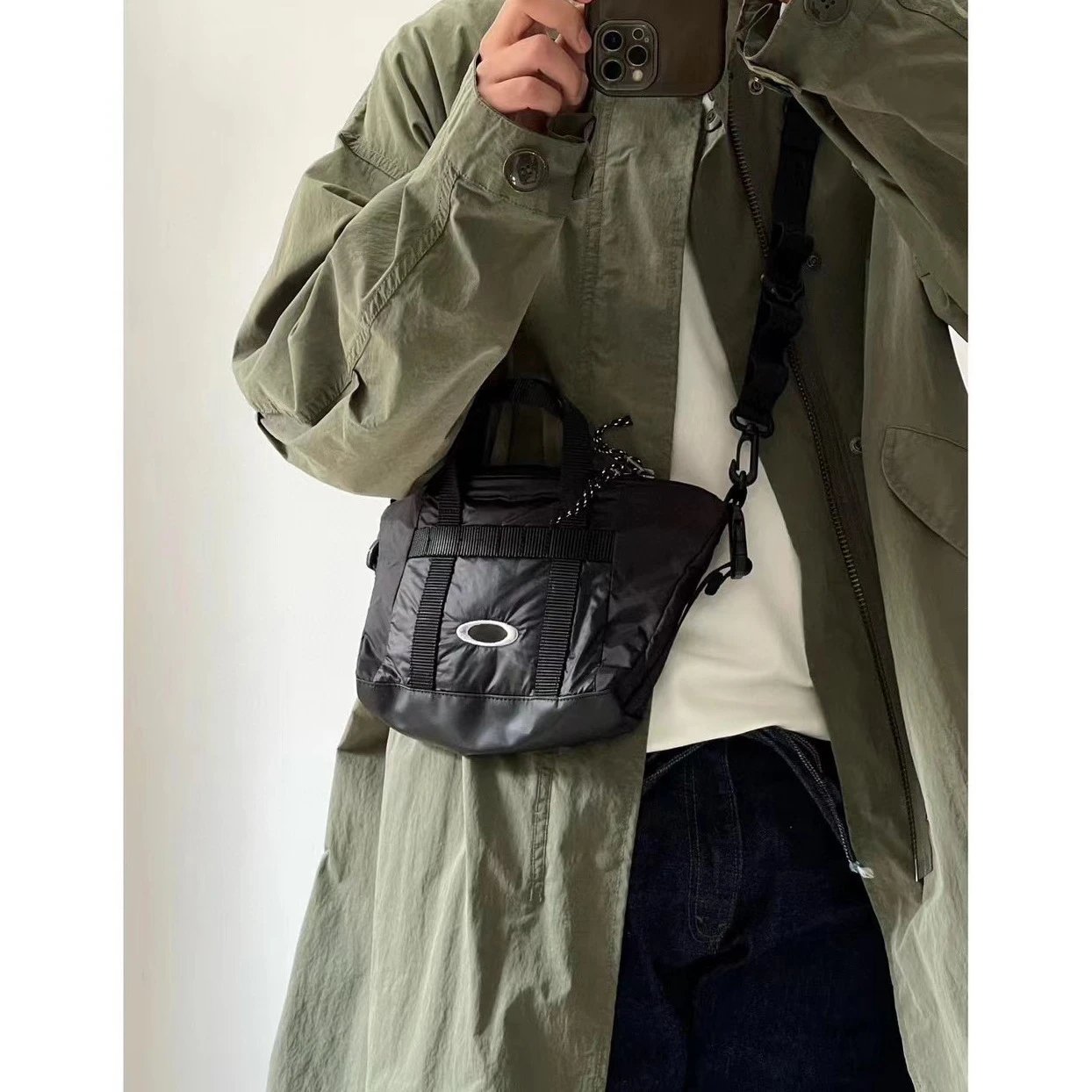 Nylon functional crossbody bag photo 4