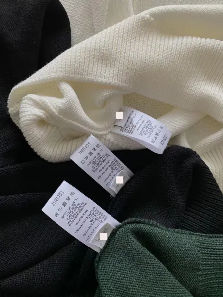 Design Graphic Knit Sweater Black - 5