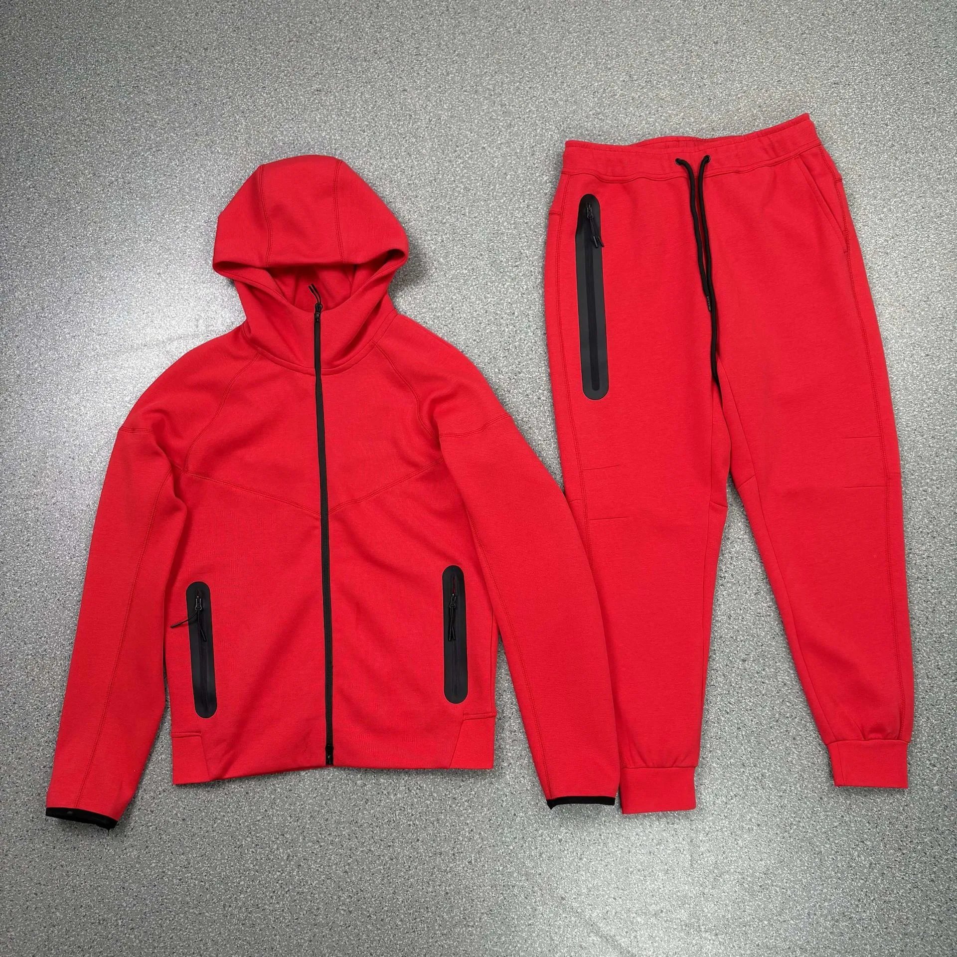 Air Layer Cotton Zip Hoodie Tracksuit photo 8