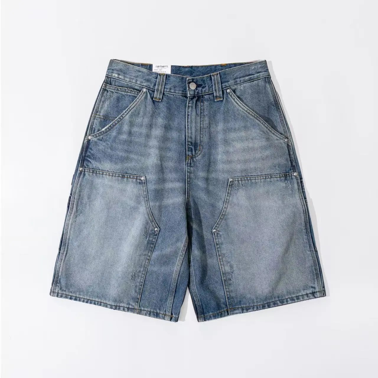 Distressed Denim Shorts photo 3