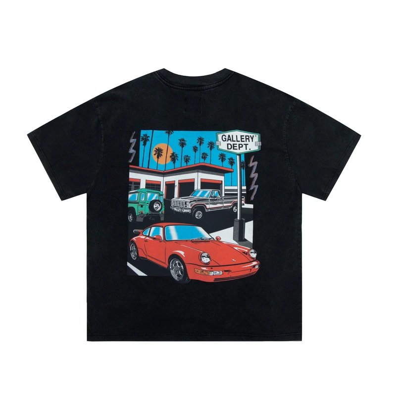 Couples Car Print T-Shirt photo 2
