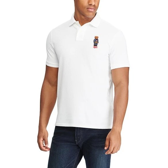 Bear Embroidered Polo Shirt photo 5