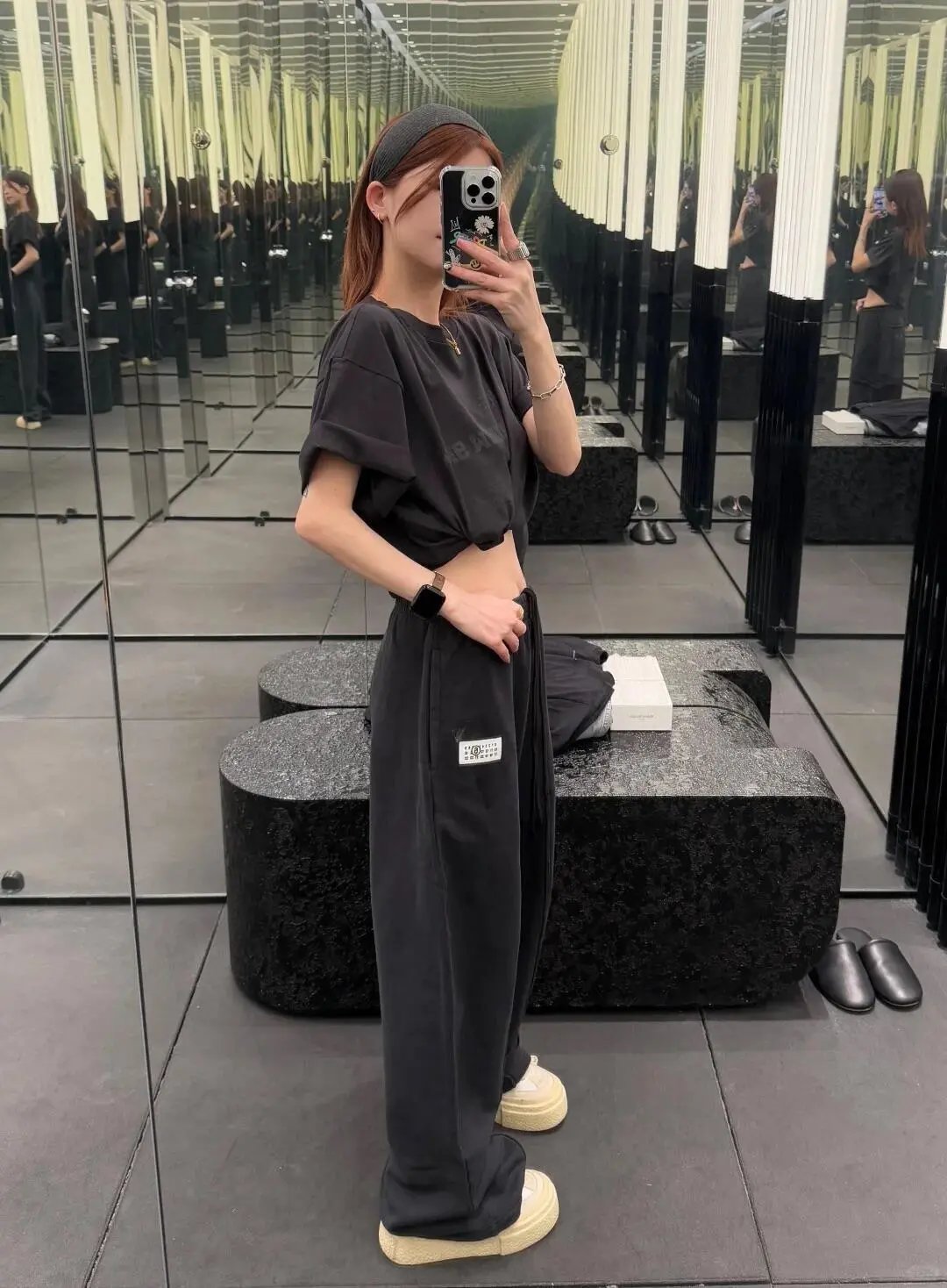 Tape Cargo Wide-Leg Pants photo 7