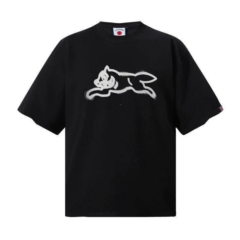 Flying Dog Print T-Shirt and Denim Shorts Set photo 6