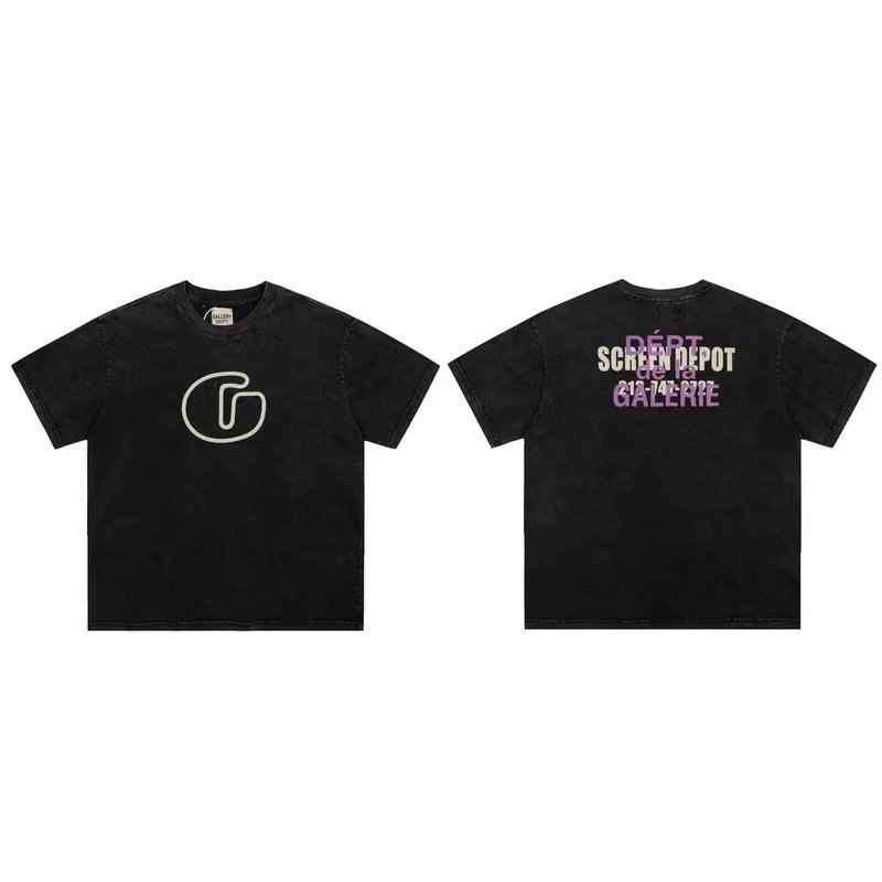 Washed Distressed Streetwear T-Shirt photo 5
