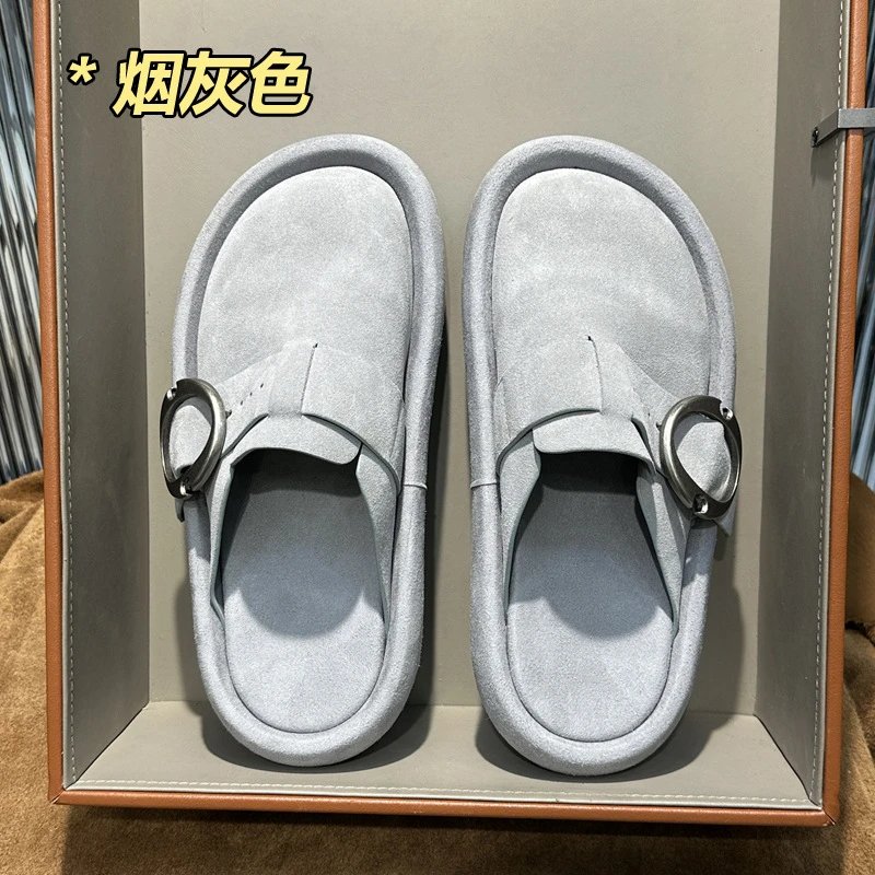 Thick-Sole Closed Slide Sandals photo 7