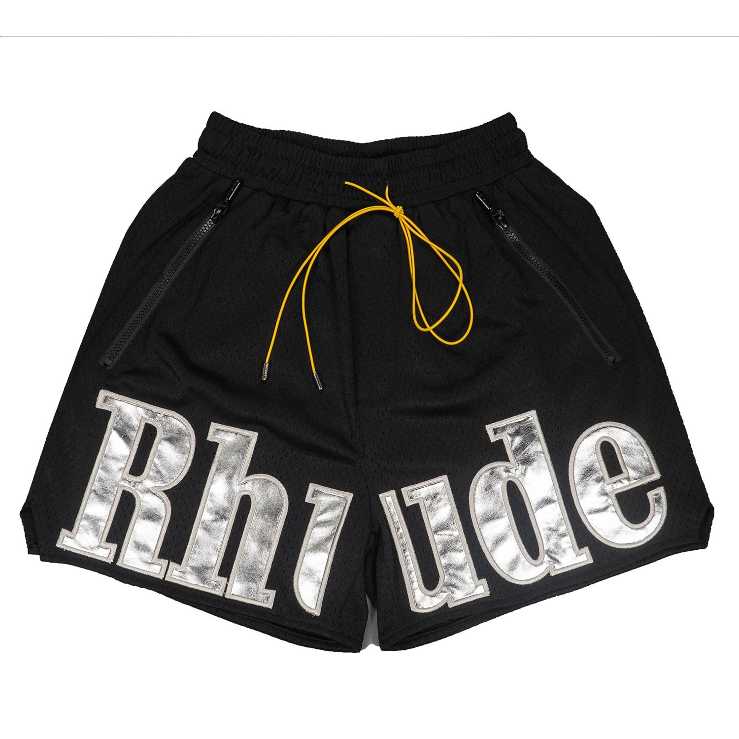 Letter Mesh Casual Shorts photo 5