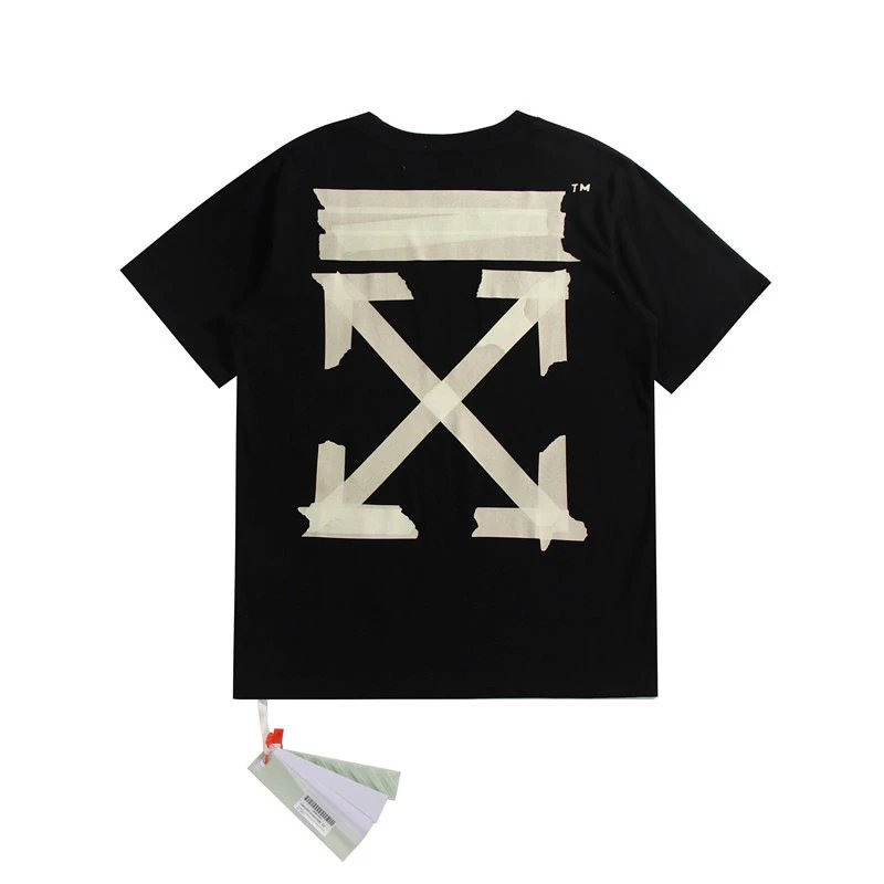 Gold Foil Arrow Print Cotton T-Shirt photo 2