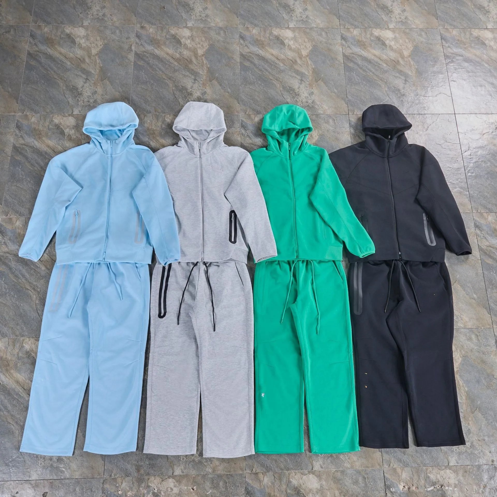 Autumn Winter Collaboration Zip Hoodie Tracksuit