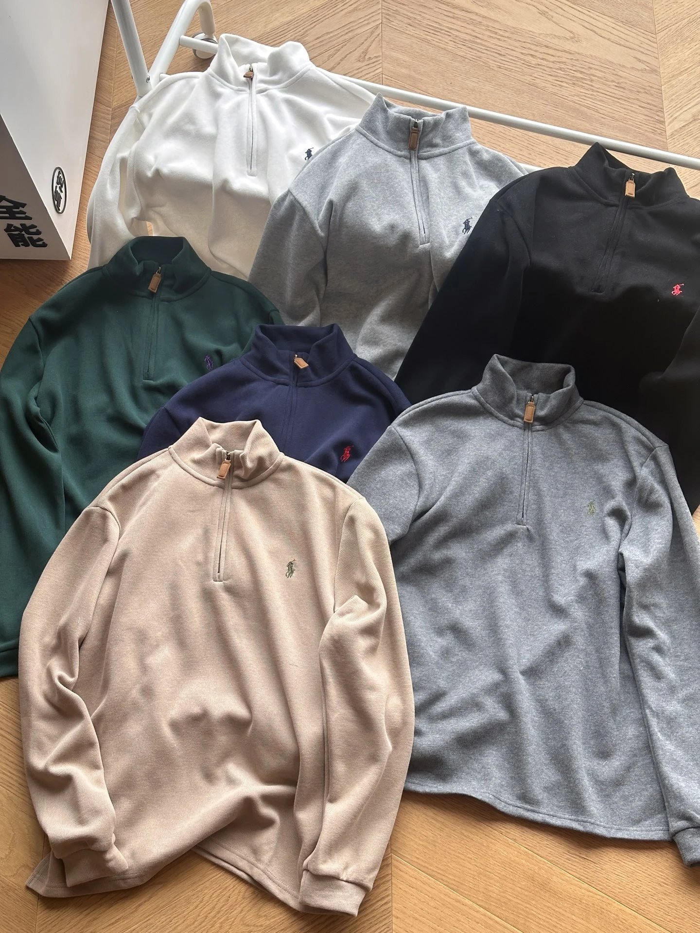 Ralph Lauren Embroidered Half-Zip Knit Hoodie photo 3
