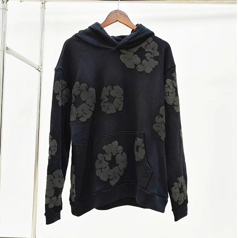 450G Cotton Embroidered Hoodie photo 3