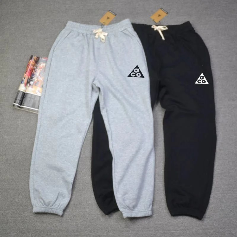Silicone Letter Print Joggers photo 4