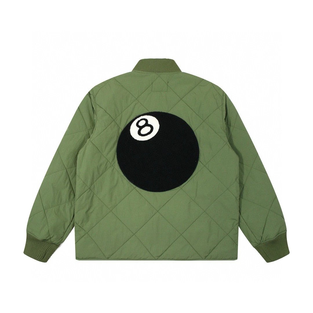 Number 8 Ball Quilted Zip Jacket photo 3