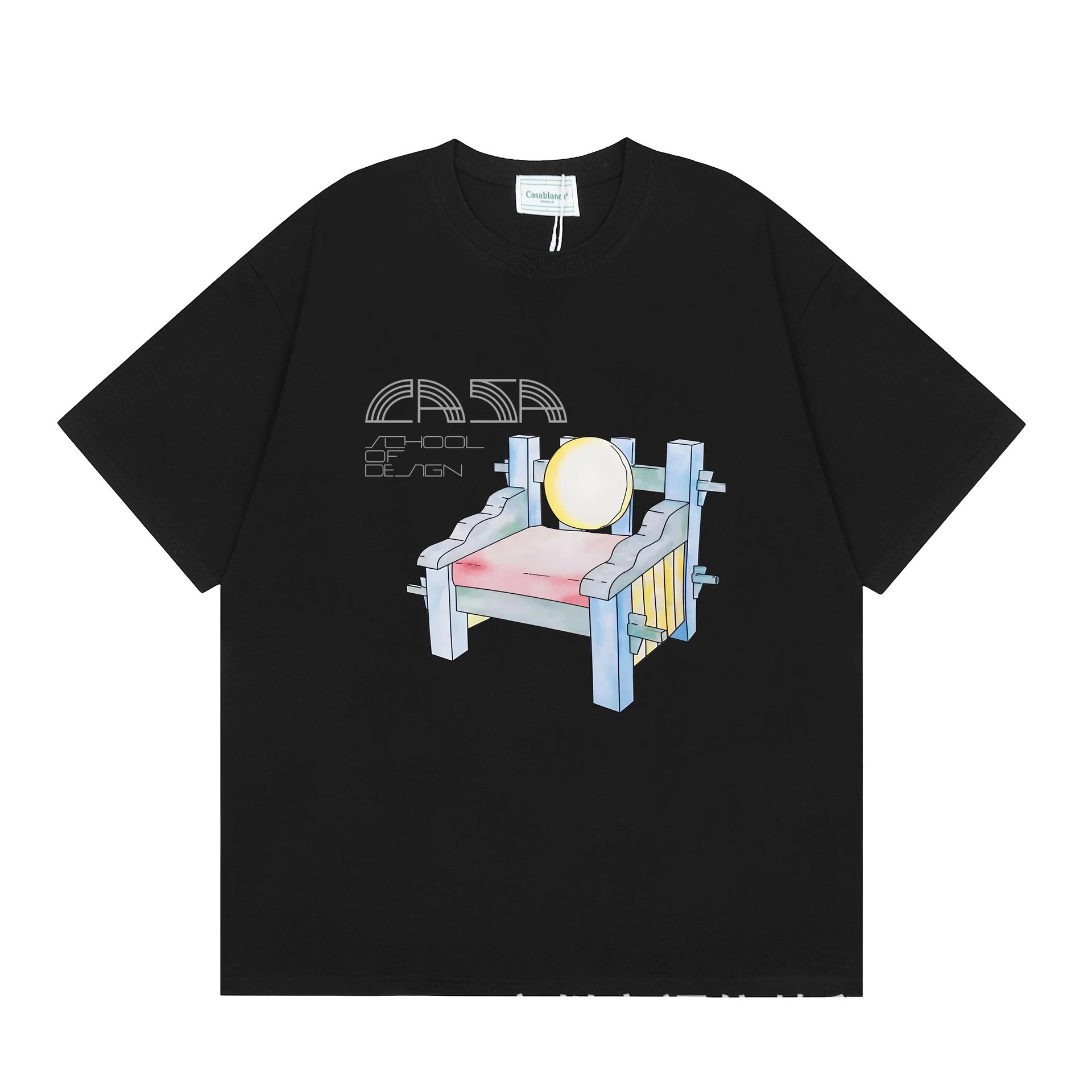 Graffiti Print Cotton T-Shirt photo 4