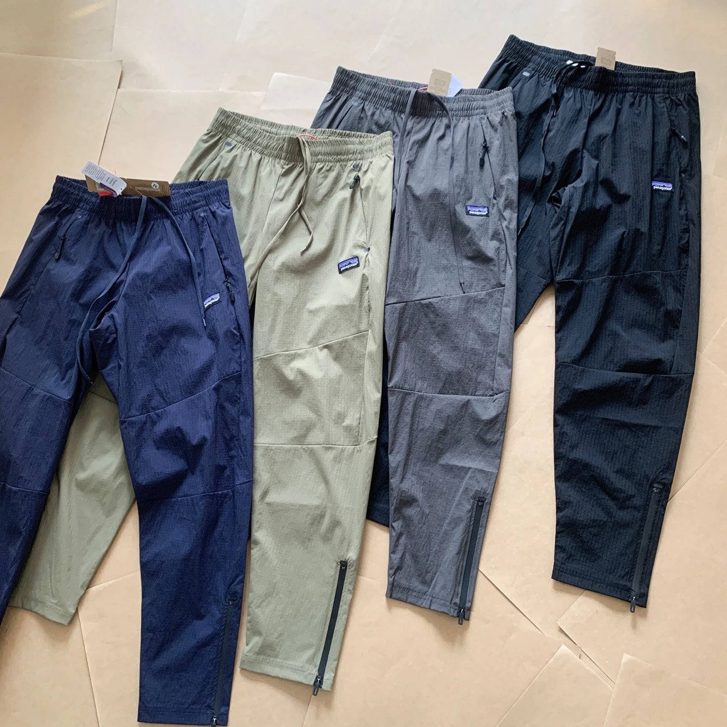Lightweight Water-Resistant Multi-Pocket Nylon Cargo Pants photo 8