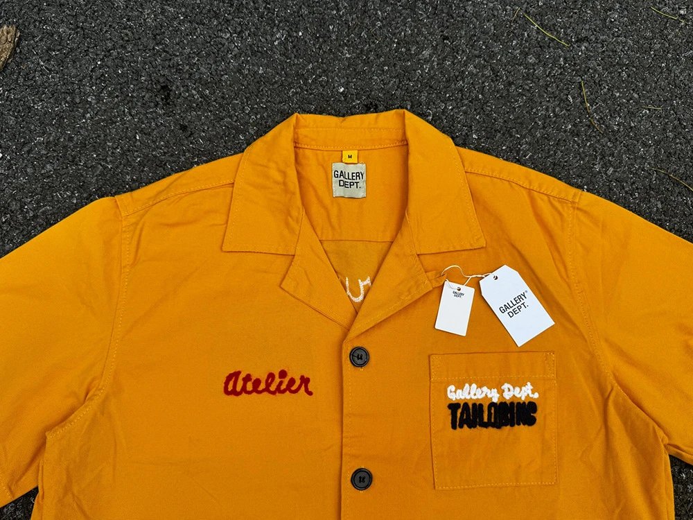 Embroidered Canvas Work Shirt photo 6