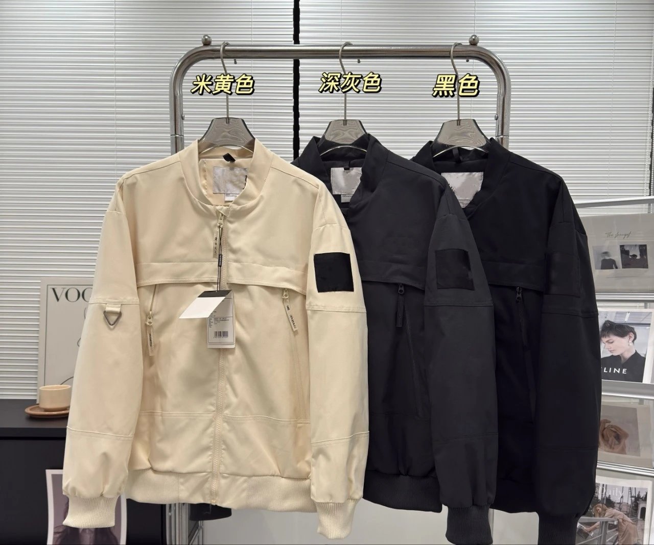 Spring Autumn Couple Outdoor Windproof North Face Baseball Jacket photo 6
