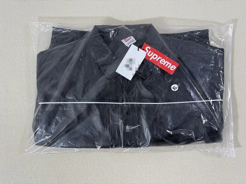 Collaboration PU Leather Jacket Vintage photo 4