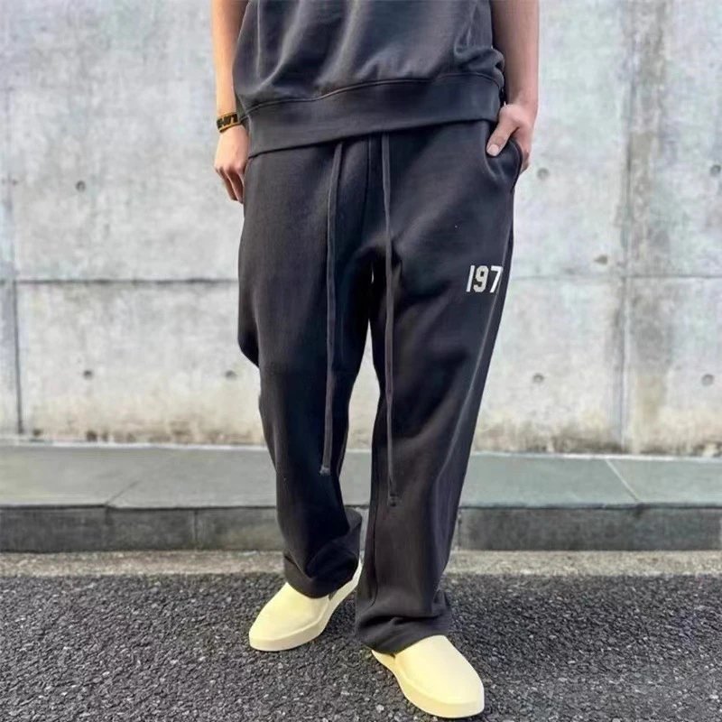 Flocked Sweatpants Couple Set photo 5