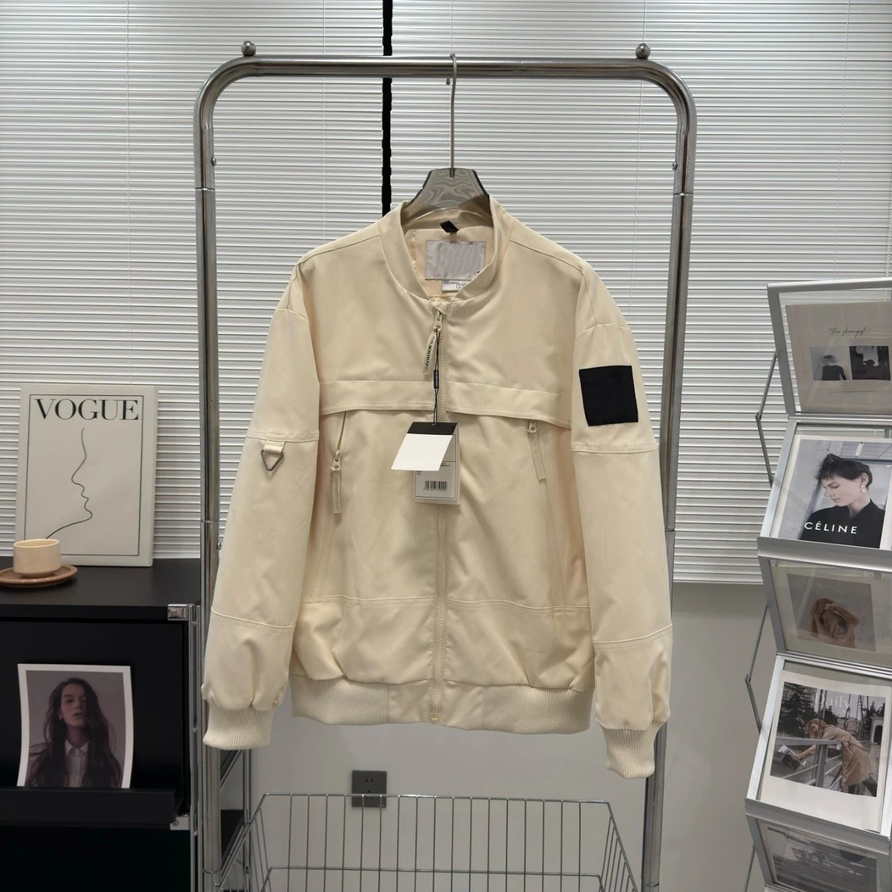 Unbranded Jackets Stand Collar Utility Zip Jacket image 4