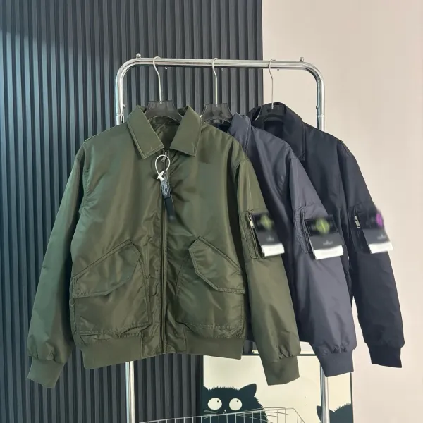 Design Military-Style Field Jacket Army Green Outerwear - 4